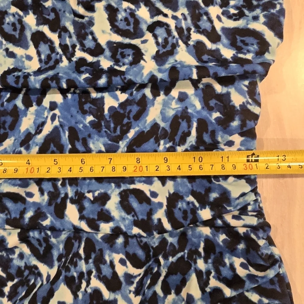 Magicsuit Blue Tide  Tummy Control One Piece Open Back Swimsuit Size 10.
